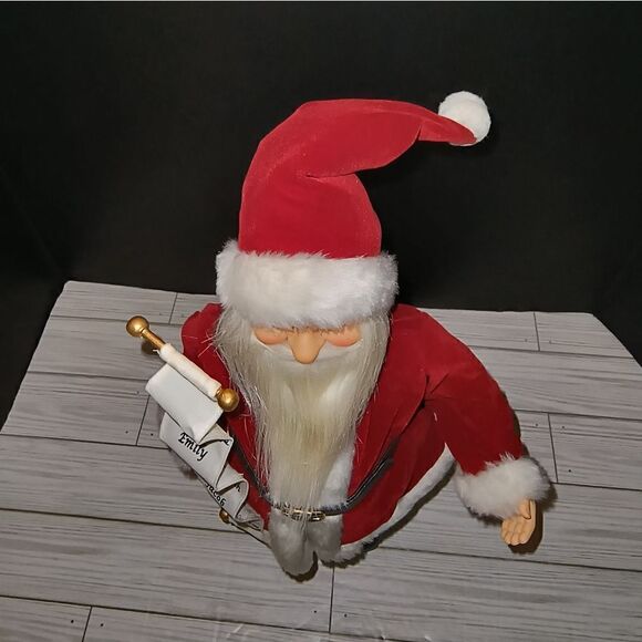 Celebrate It Christmas Holiday Treasured Santa With Good Boys & Girls List Decor - Picture 6 of 11